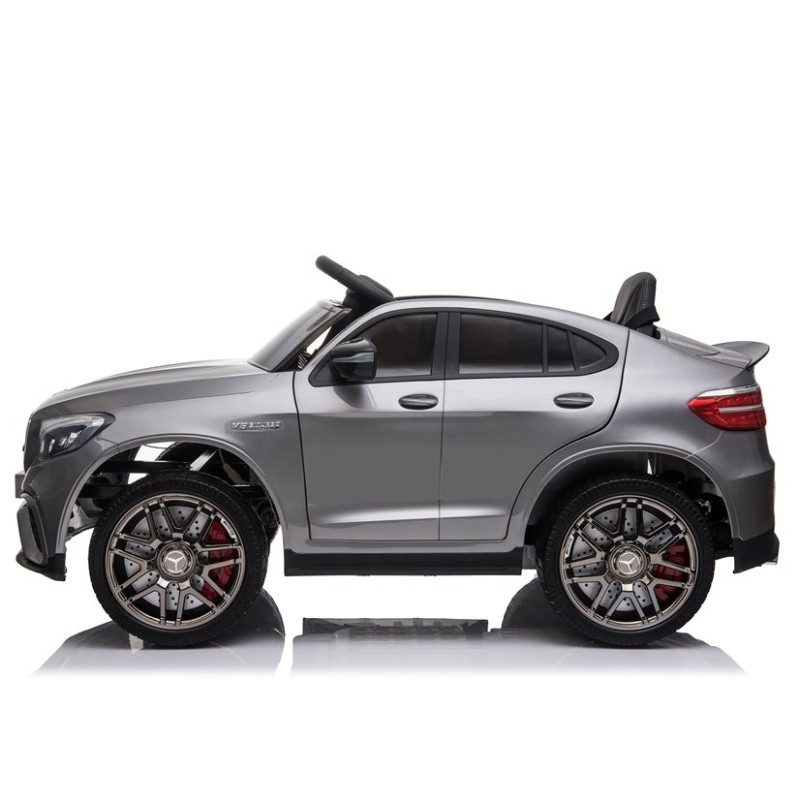 Auto na akumulator Mercedes GLC 63S QLS-5688 Srebrny Lakier 4x4
