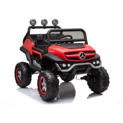 Pojazd na Akumulator Mercedes Unimog S Czerwony
