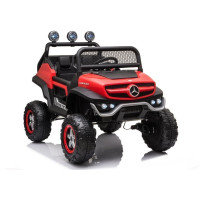 Pojazd na Akumulator Mercedes Unimog S Czerwony
