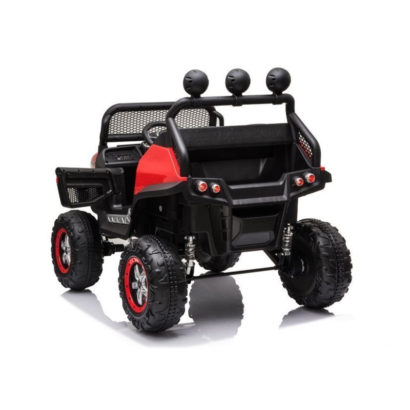 Pojazd na Akumulator Mercedes Unimog S Czerwony