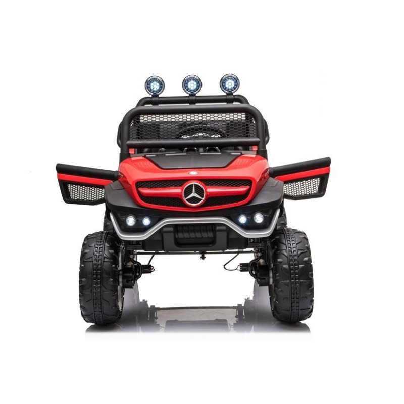 Pojazd na Akumulator Mercedes Unimog S Czerwony