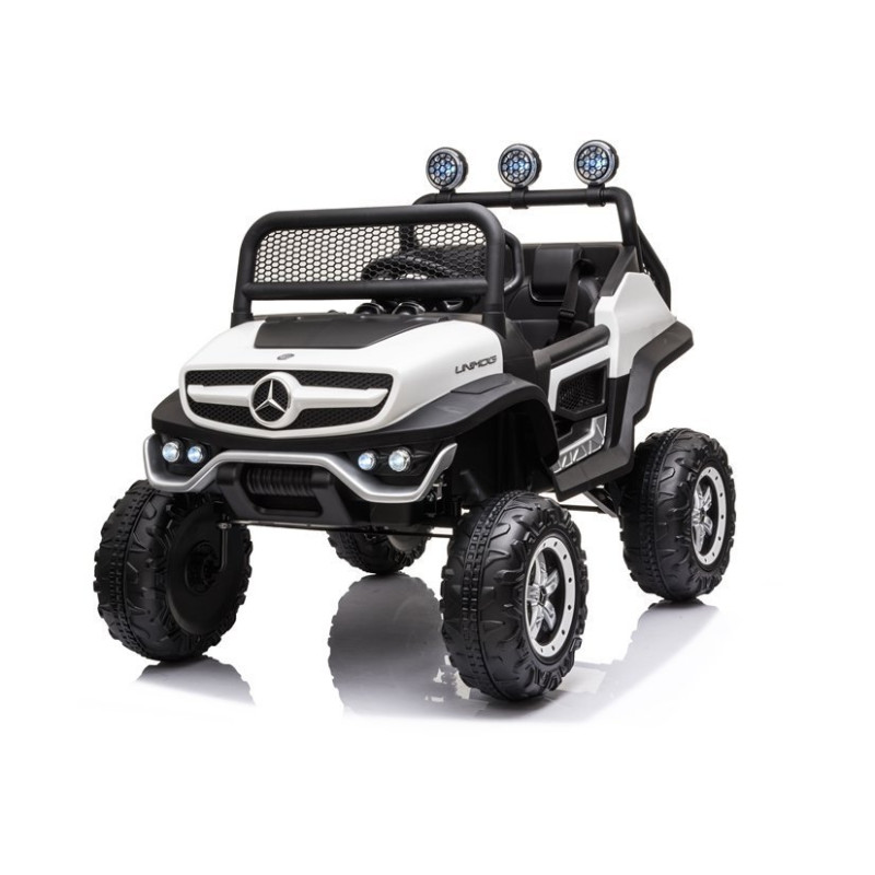 Pojazd na Akumulator Mercedes Unimog S Biały
