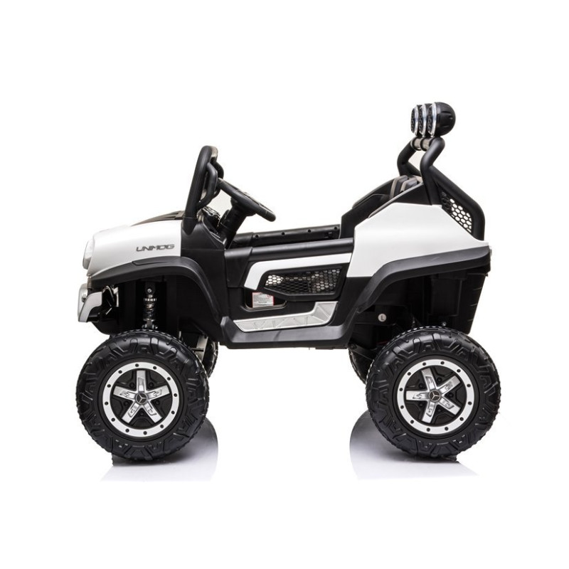 Pojazd na Akumulator Mercedes Unimog S Biały