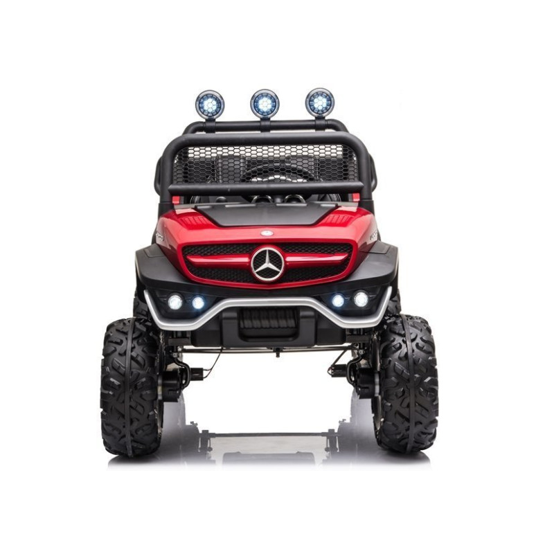 Pojazd na Akumulator Mercedes Unimog S Czerwony Lakier