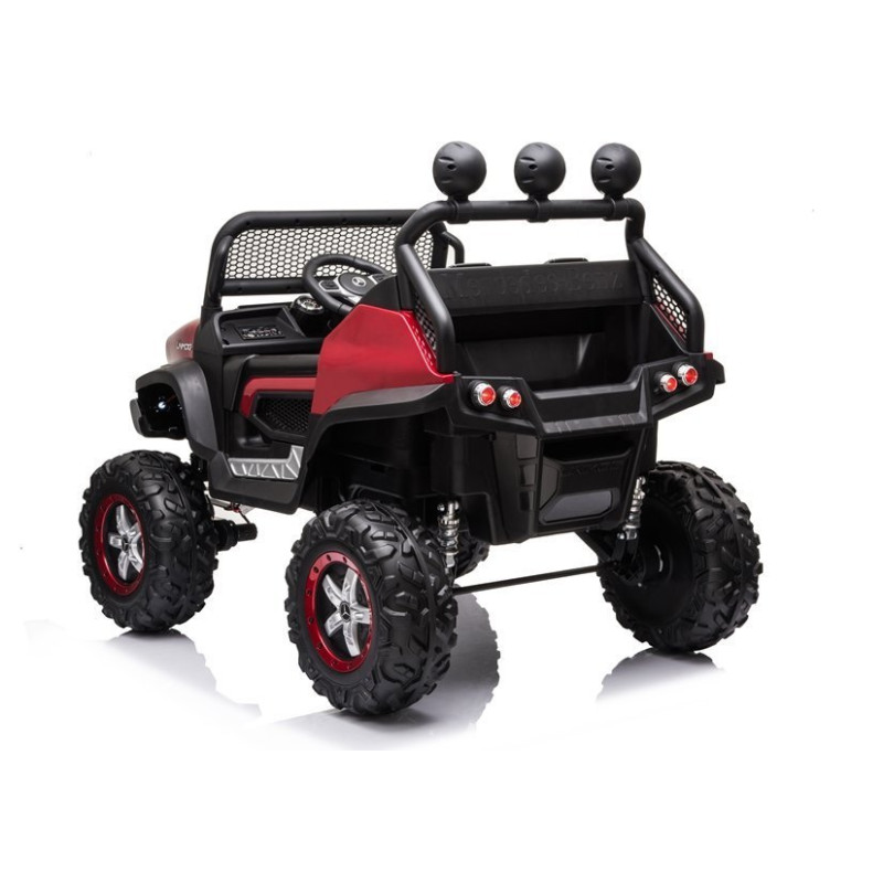 Pojazd na Akumulator Mercedes Unimog S Czerwony Lakier