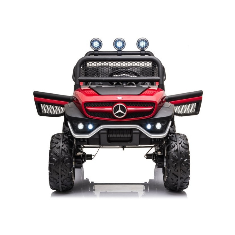 Pojazd na Akumulator Mercedes Unimog S Czerwony Lakier
