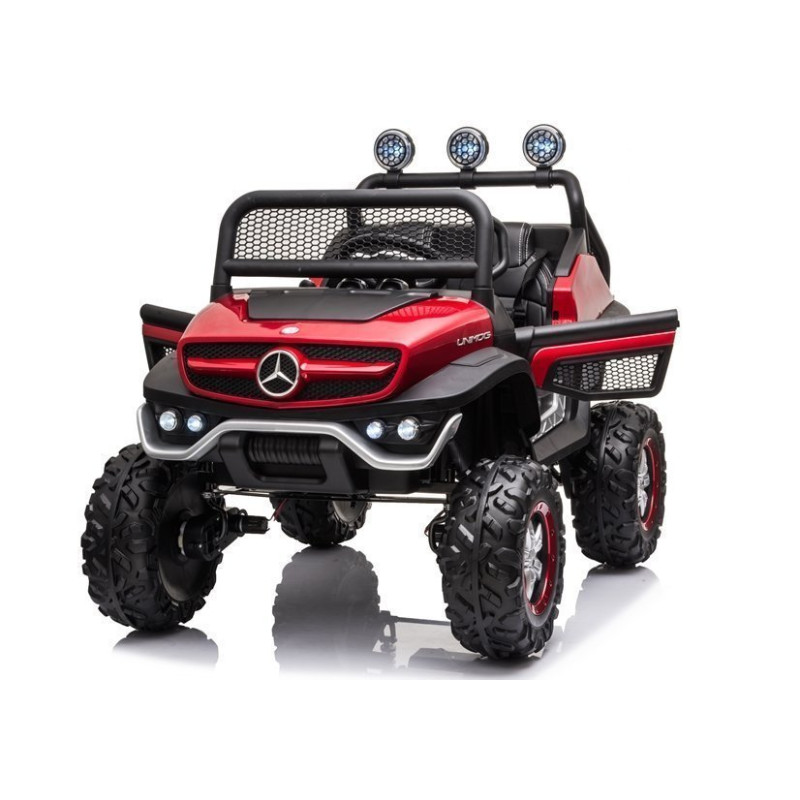 Pojazd na Akumulator Mercedes Unimog S Czerwony Lakier