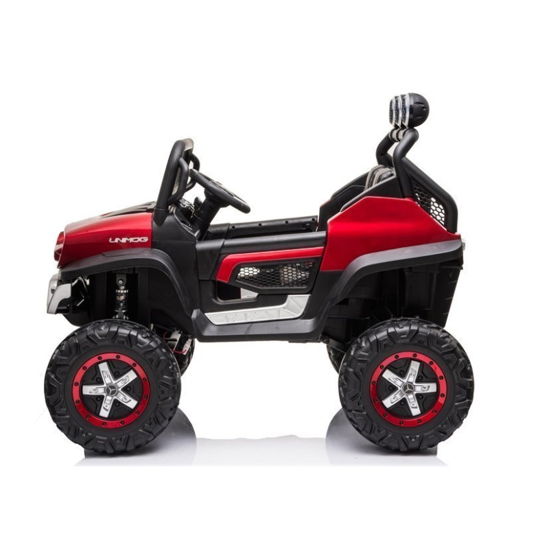 Pojazd na Akumulator Mercedes Unimog S Czerwony Lakier