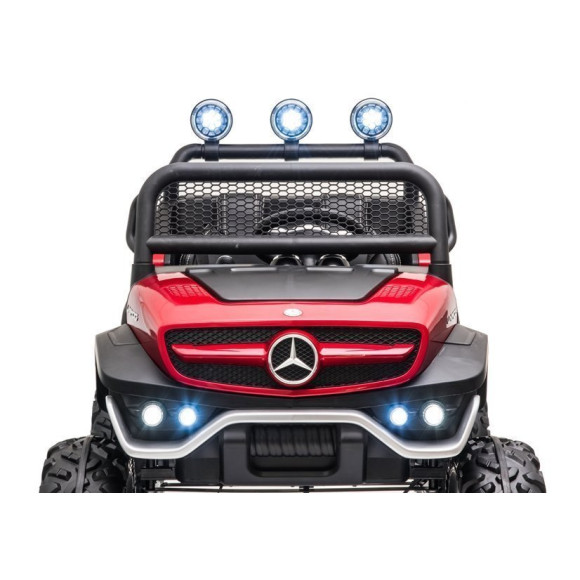 Pojazd na Akumulator Mercedes Unimog S Czerwony Lakier Pojazd na Akumulator Mercedes Unimog S Czerwony Lakier