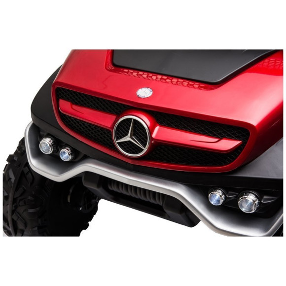 Pojazd na Akumulator Mercedes Unimog S Czerwony Lakier Pojazd na Akumulator Mercedes Unimog S Czerwony Lakier