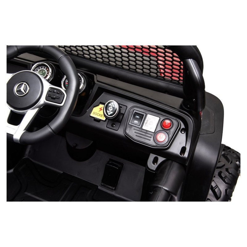 Pojazd na Akumulator Mercedes Unimog S Czarny Lakier