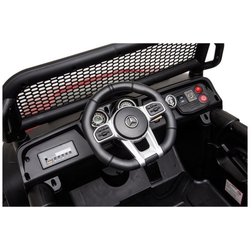 Pojazd na Akumulator Mercedes Unimog S Czarny Lakier