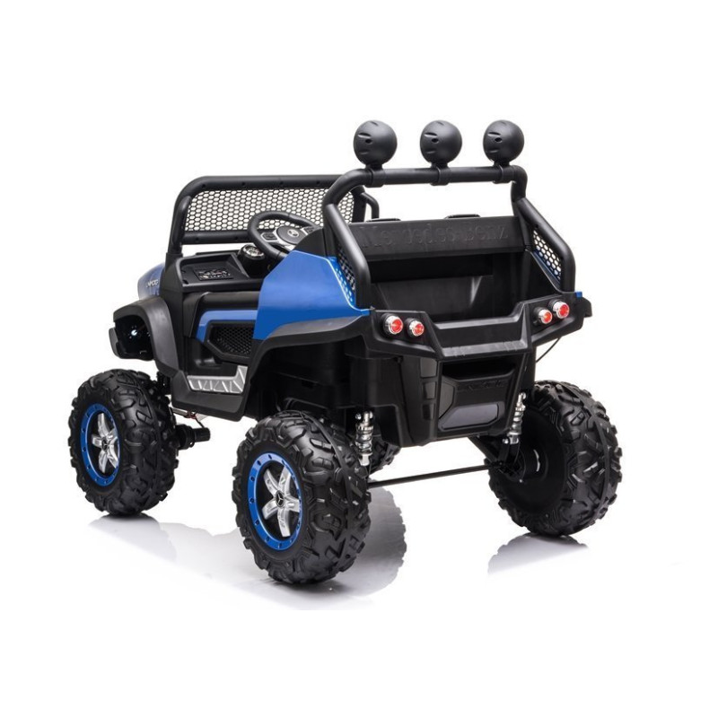 Pojazd na Akumulator Mercedes Unimog S Niebieski Lakier