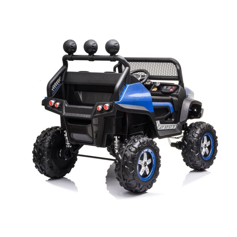 Pojazd na Akumulator Mercedes Unimog S Niebieski Lakier