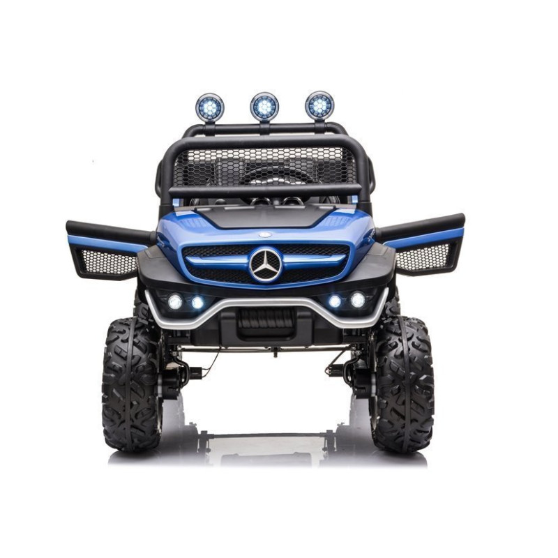 Pojazd na Akumulator Mercedes Unimog S Niebieski Lakier