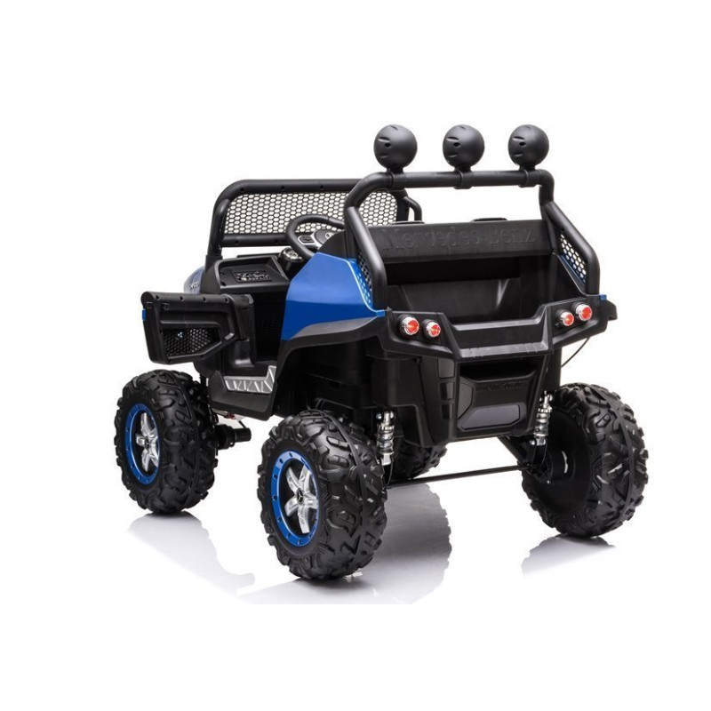 Pojazd na Akumulator Mercedes Unimog S Niebieski Lakier