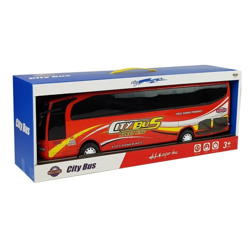Autobus Miejski Model Czerwony 54cm