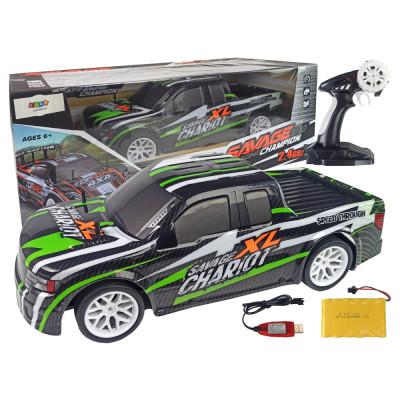 Auto Zdalnie Sterowane R/C Pick Up 15-20 km/h Zielone