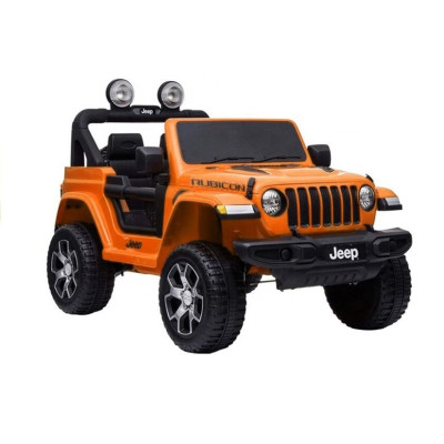 Auto na Akumulator Jeep Rubicon 4x4 Pomarańczowy