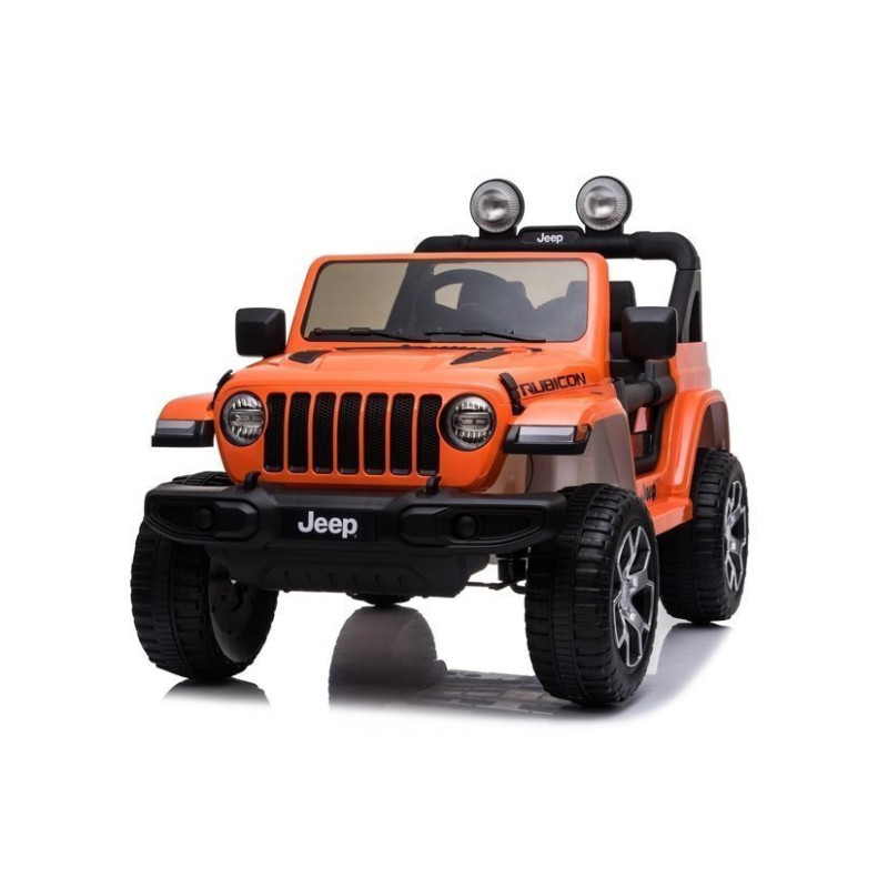 Auto na Akumulator Jeep Rubicon 4x4 Pomarańczowy