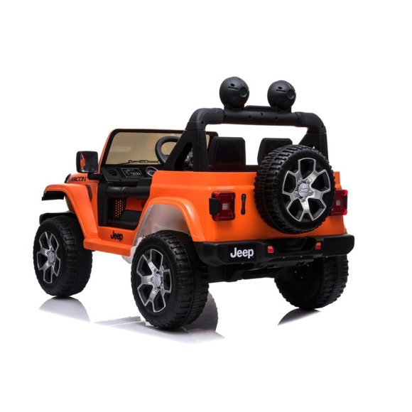 Auto na Akumulator Jeep Rubicon 4x4 Pomarańczowy