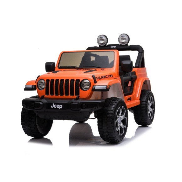 Auto na Akumulator Jeep Rubicon 4x4 Pomarańczowy