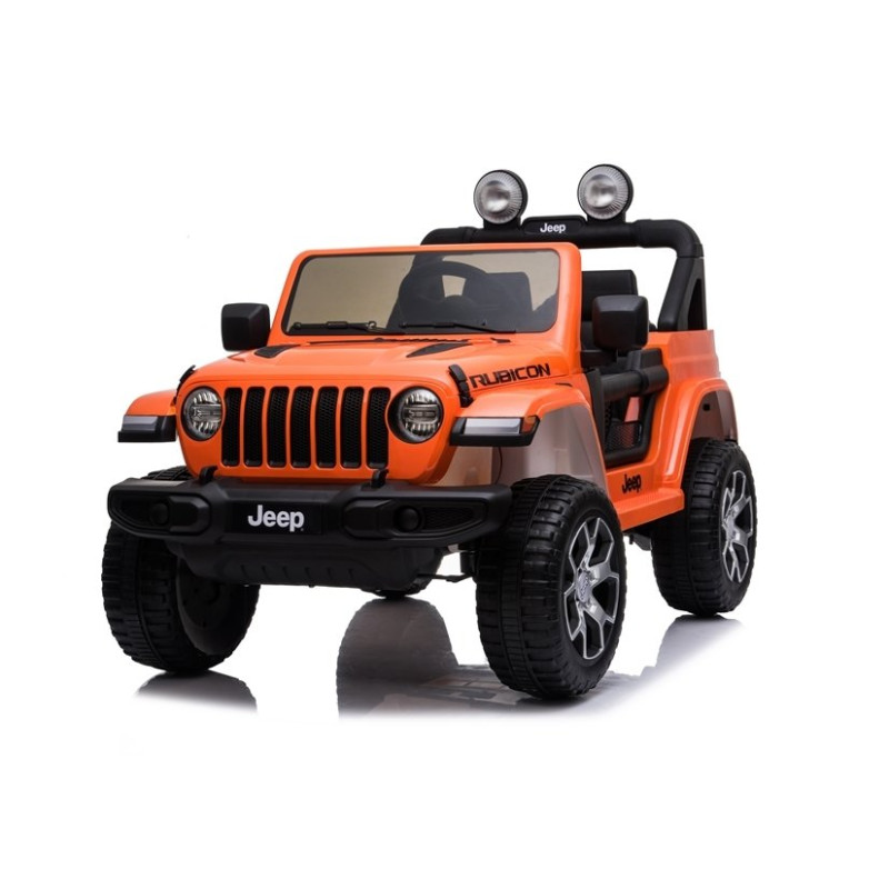 Auto na Akumulator Jeep Rubicon 4x4 Pomarańczowy