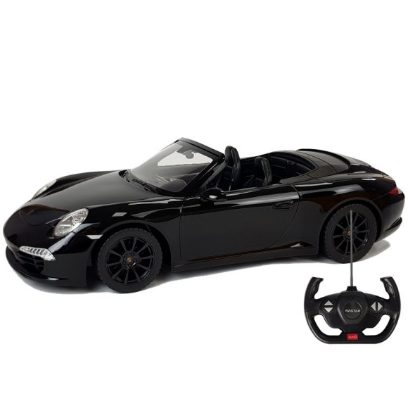 Auto R/C Porsche 911 Carrera S Rastar 1:12 Czarne