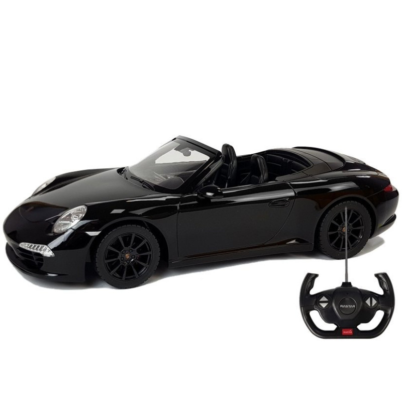 Auto R/C Porsche 911 Carrera S Rastar 1:12 Czarne