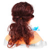 Lalka brunetka do stylizacji włosów dla dzieci 3+ Zestaw do czesania + Ozdoby akcesoria