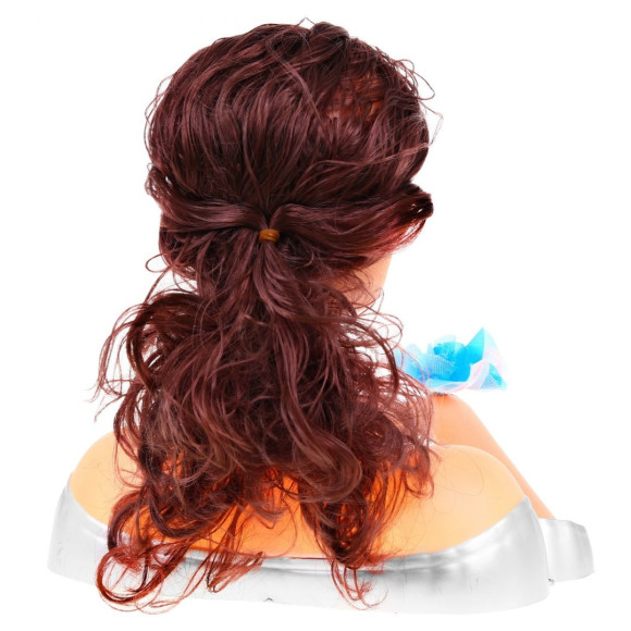 Lalka brunetka do stylizacji włosów dla dzieci 3+ Zestaw do czesania + Ozdoby akcesoria