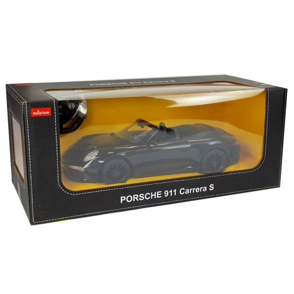 Auto R/C Porsche 911 Carrera S Rastar 1:12 Czarne