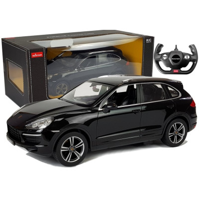 Auto R/C Porsche Cayenne Turbo Rastar 1:14 Czarne na Pilota