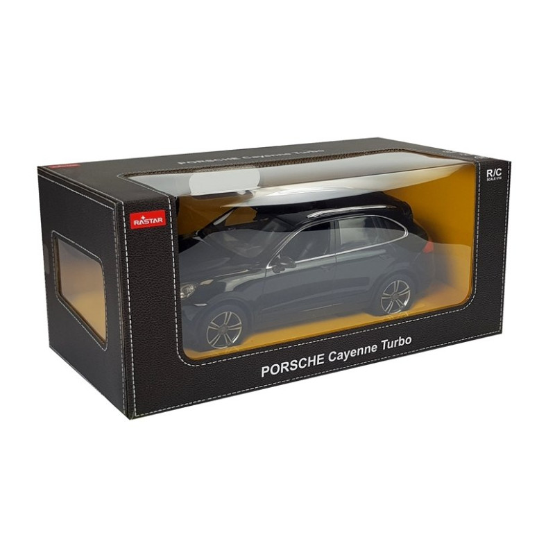 Auto R/C Porsche Cayenne Turbo Rastar 1:14 Czarne na Pilota