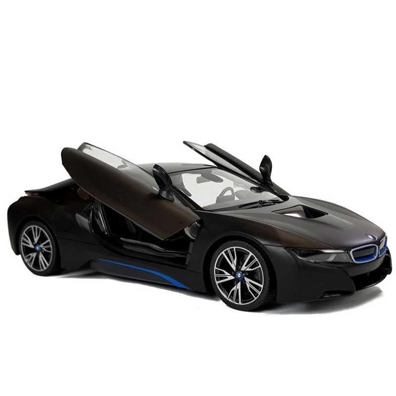 Auto R/C BMW i8 Rastar 1:14 Czarny Drzwi Automatyczne