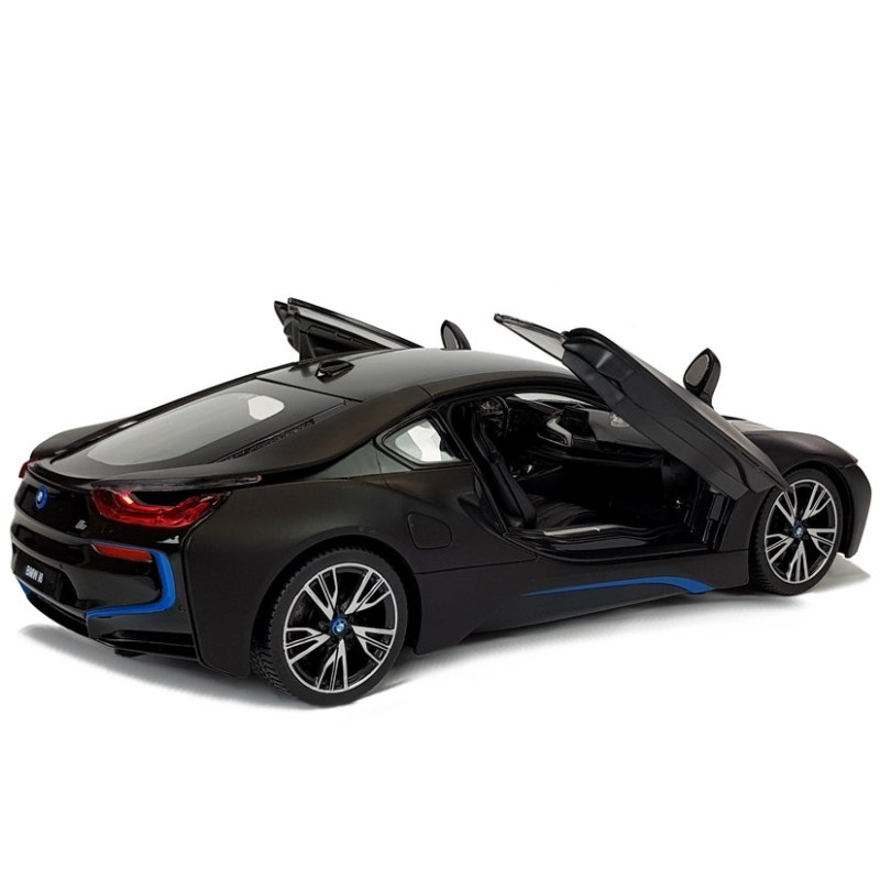Auto R/C BMW i8 Rastar 1:14 Czarny Drzwi Automatyczne