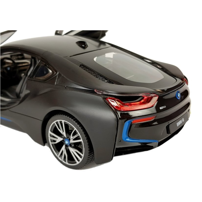 Auto R/C BMW i8 Rastar 1:14 Czarny Drzwi Automatyczne