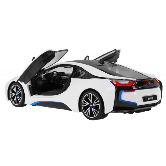 BMW i8 białe RASTAR model 1:14 Zdalnie sterowane auto + pilot 2,4 GHz