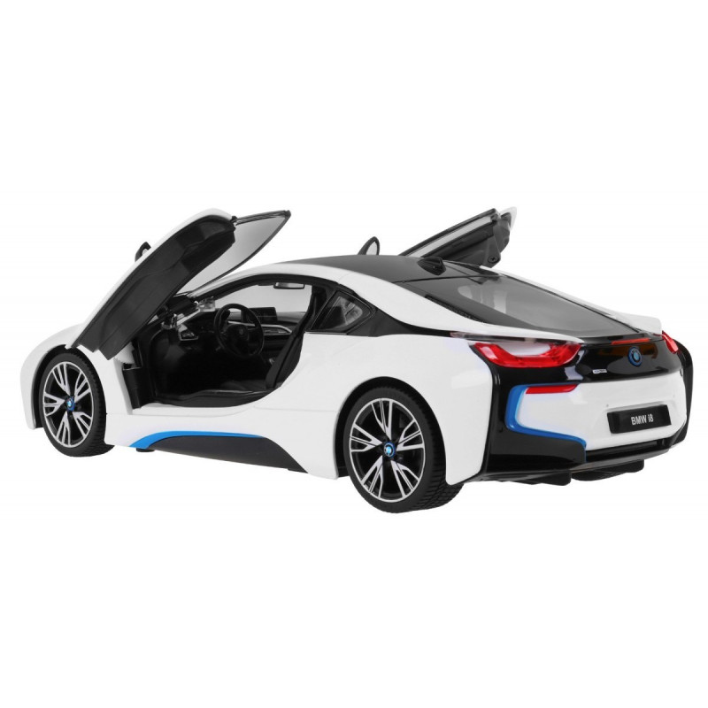 BMW i8 białe RASTAR model 1:14 Zdalnie sterowane auto + pilot 2,4 GHz