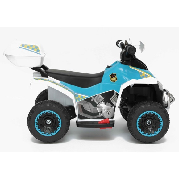Quad na Akumulator GTS1188-A Biały Policyjny Quad na Akumulator GTS1188-A Biały Policyjny