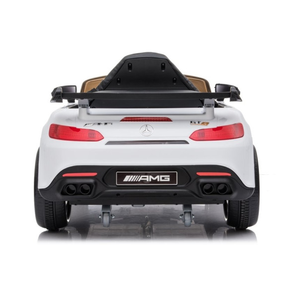 Auto na akumulator Mercedes AMG GT R Biały Auto na akumulator Mercedes AMG GT R Biały