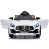 Auto na akumulator Mercedes AMG GT R Biały Auto na akumulator Mercedes AMG GT R Biały