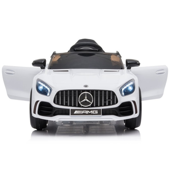 Auto na akumulator Mercedes AMG GT R Biały Auto na akumulator Mercedes AMG GT R Biały