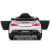 Auto na akumulator Mercedes AMG GT R Biały Auto na akumulator Mercedes AMG GT R Biały
