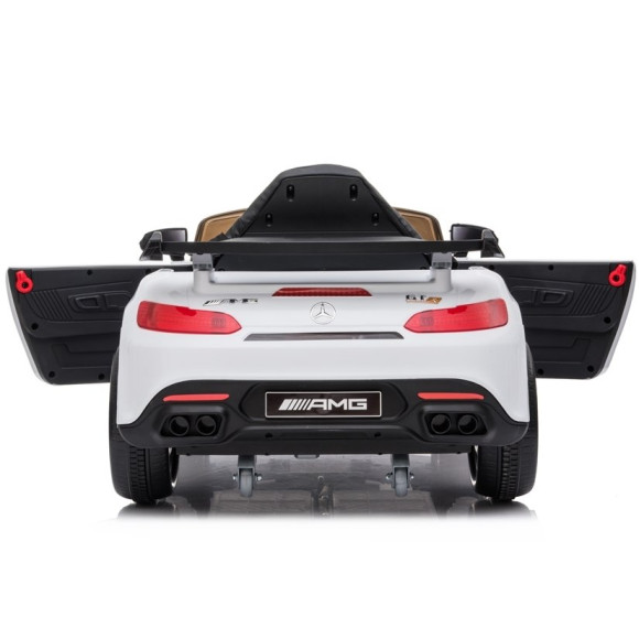 Auto na akumulator Mercedes AMG GT R Biały Auto na akumulator Mercedes AMG GT R Biały