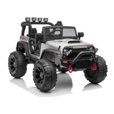 Auto na akumulator Jeep JC666 Srebrny Lakierowany