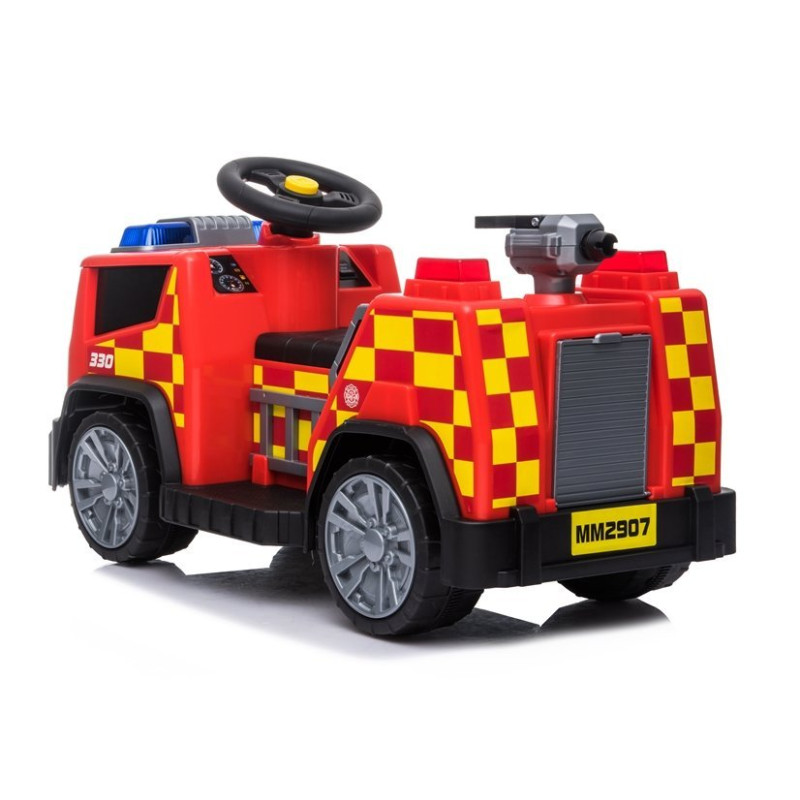 Auto na akumulator Wóz strażacki TR1911 Czerwony