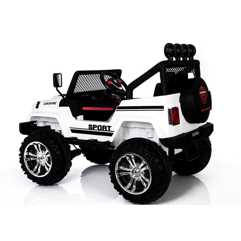 Auto na Akumulator S2388 Jeep Biały 4x45W