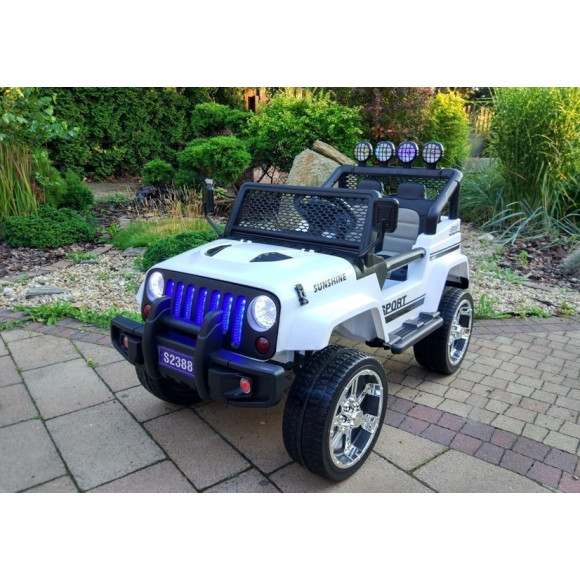 Auto na Akumulator S2388 Jeep Biały 4x45W Auto na Akumulator S2388 Jeep Biały 4x45W