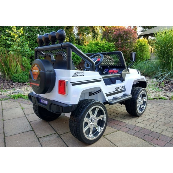 Auto na Akumulator S2388 Jeep Biały 4x45W Auto na Akumulator S2388 Jeep Biały 4x45W